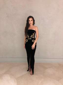 House of CB Athenea Dress Black Size 6 for rent on The Volte - image 1