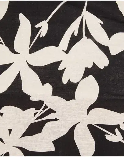 Lover Margot Linen Midi Dress Floral Size 10 for rent on The Volte - main image