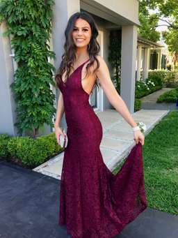 MAROON MYTHICAL formal dress from Studio Minc