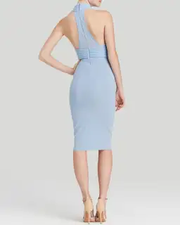Bec & Bridge Wayfairing Midi Dress Blue Size AU 6 for rent on The Volte - image 2