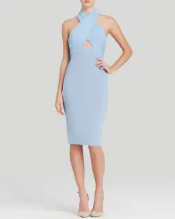 Bec & Bridge Wayfairing Midi Dress Blue Size AU 6 for rent on The Volte - image 1