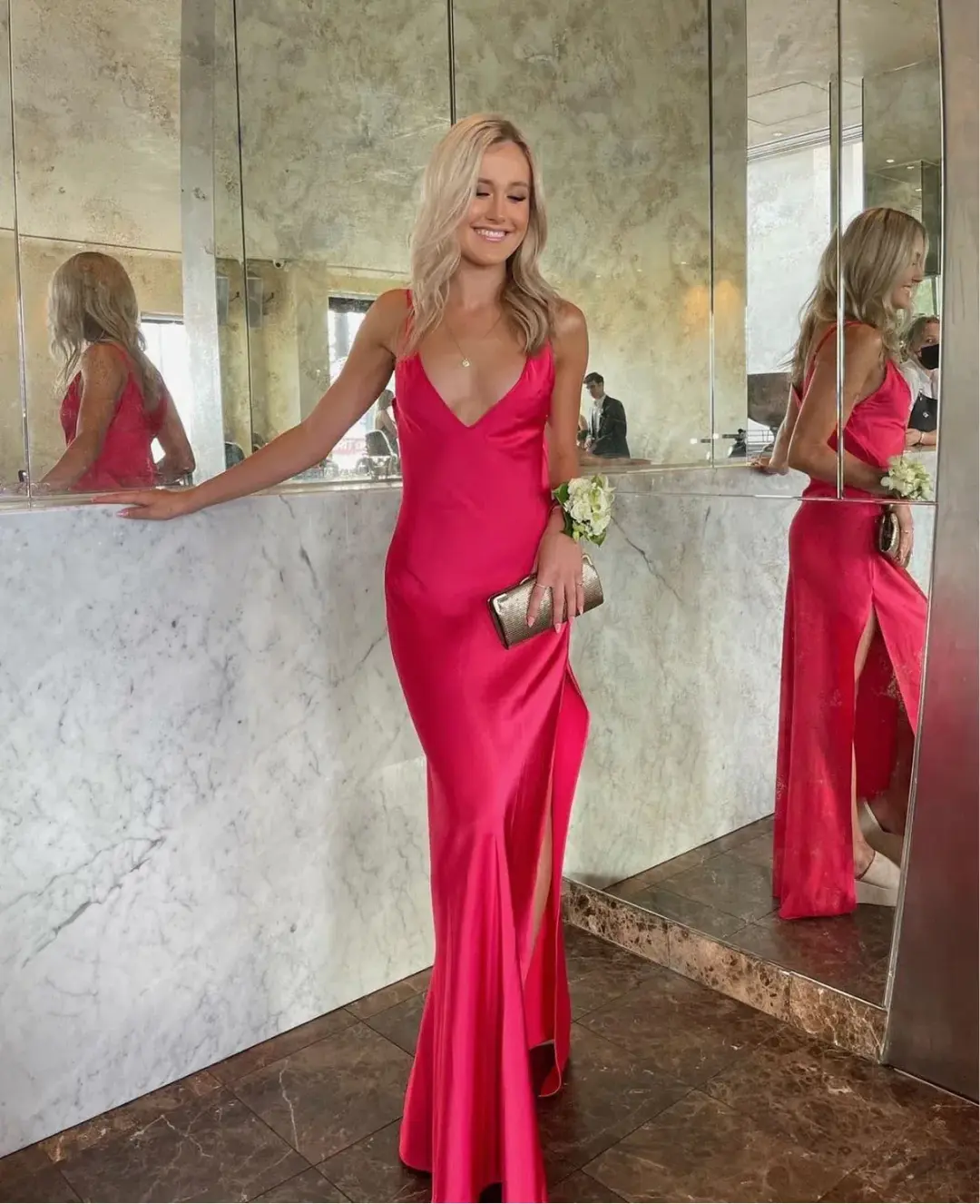 Rat & Boa Anastasia Dress Pink Size XS / AU 6 for rent on The Volte - main image