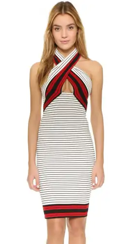 Bec & Bridge Beau Halter Dress Print Size 8