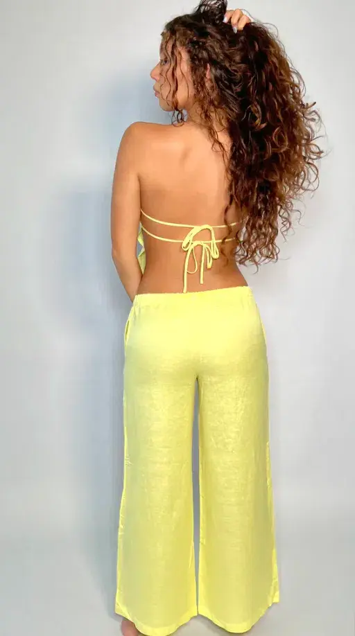 I Am Delilah Mae Set in Lemon Yellow Size 10 for rent on The Volte - main image