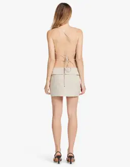 Bec & Bridge Heidi Dress Beige Size 10 for rent on The Volte - image 5