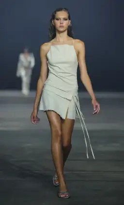 Bec & Bridge Heidi Dress Beige Size 10 for rent on The Volte - image 3