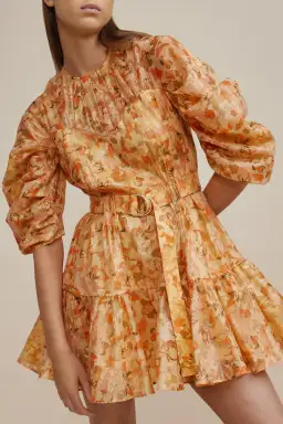 Acler Bonhill Mini Dres Orange Size AU 16 for rent on The Volte - image 1