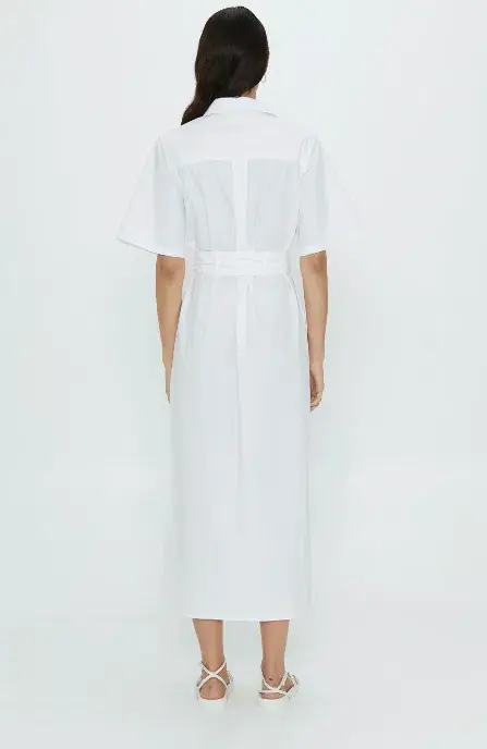 Third Form Roam Maxi Shirt Dress White Size 14 for rent on The Volte - main image