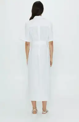 Third Form Roam Maxi Shirt Dress White Size 14 for rent on The Volte - image 3
