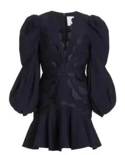 Acler Dixon Mini Dress Navy Size 6 for rent on The Volte - image 3