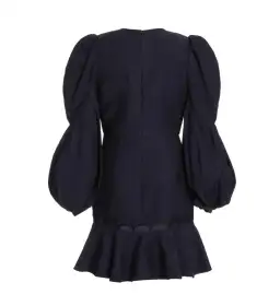 Acler Dixon Mini Dress Navy Size 6 for rent on The Volte - image 4