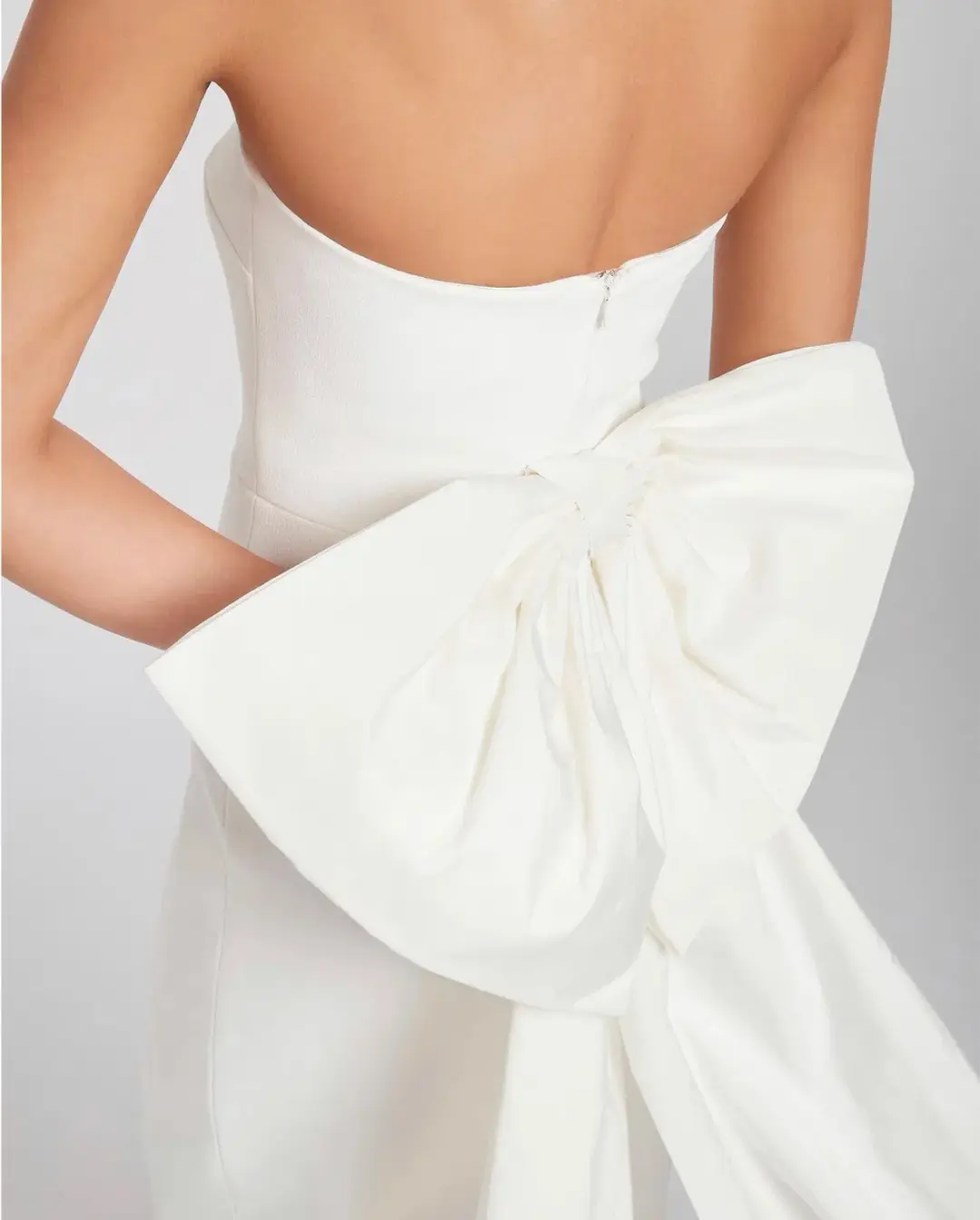 Rebecca Vallance Amore Sleeveless Midi Dress Ivory Size 6 / XS for rent on The Volte - main image
