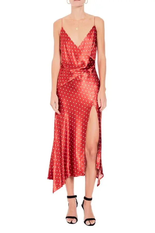 Bec & Bridge Bonjour Dress Red Size 10 / M for rent on The Volte - main image