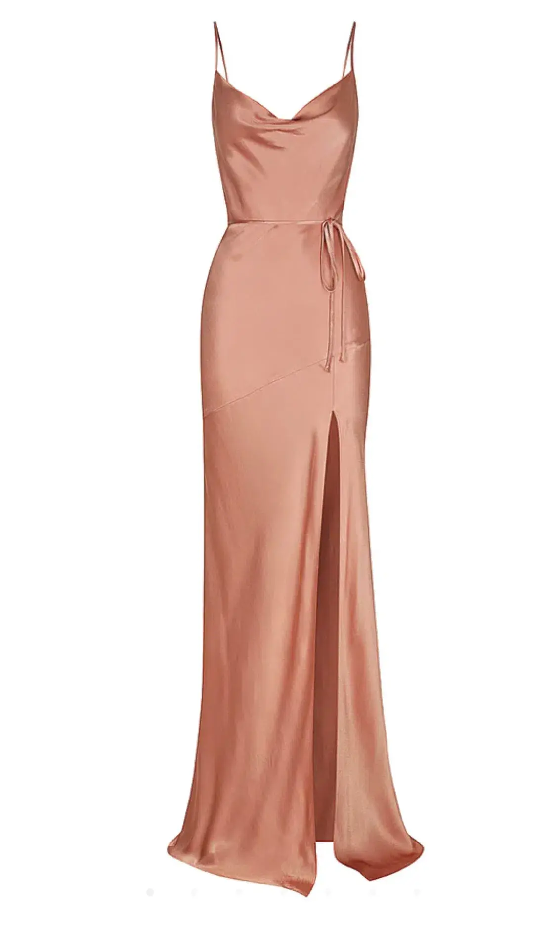Shona Joy - La Lune Bias Cowl Maxi Dress - Rosé - Size 8 - Image 2
