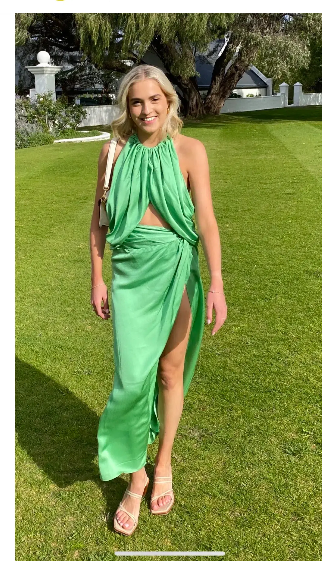 Anna Quan Elyse Dress Apple Size 8 for rent on The Volte - main image