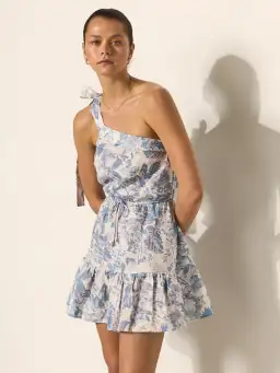 Kivari Nina One Shoulder Mini Dress Floral Size 14 for rent on The Volte - image 2