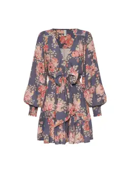 Kivari Madelyn Tie Front Mini Dress Floral Size 14 for rent on The Volte - image 4