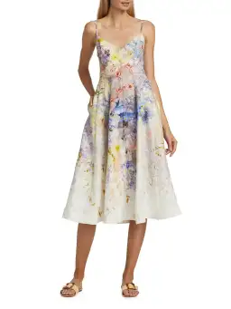 ZImmermann Rhythmic Picnic Dress Floral Size 12