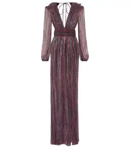 Rebecca Vallance Casey Open-back Lurex Gown Multi Size 8 for rent on The Volte - image 4