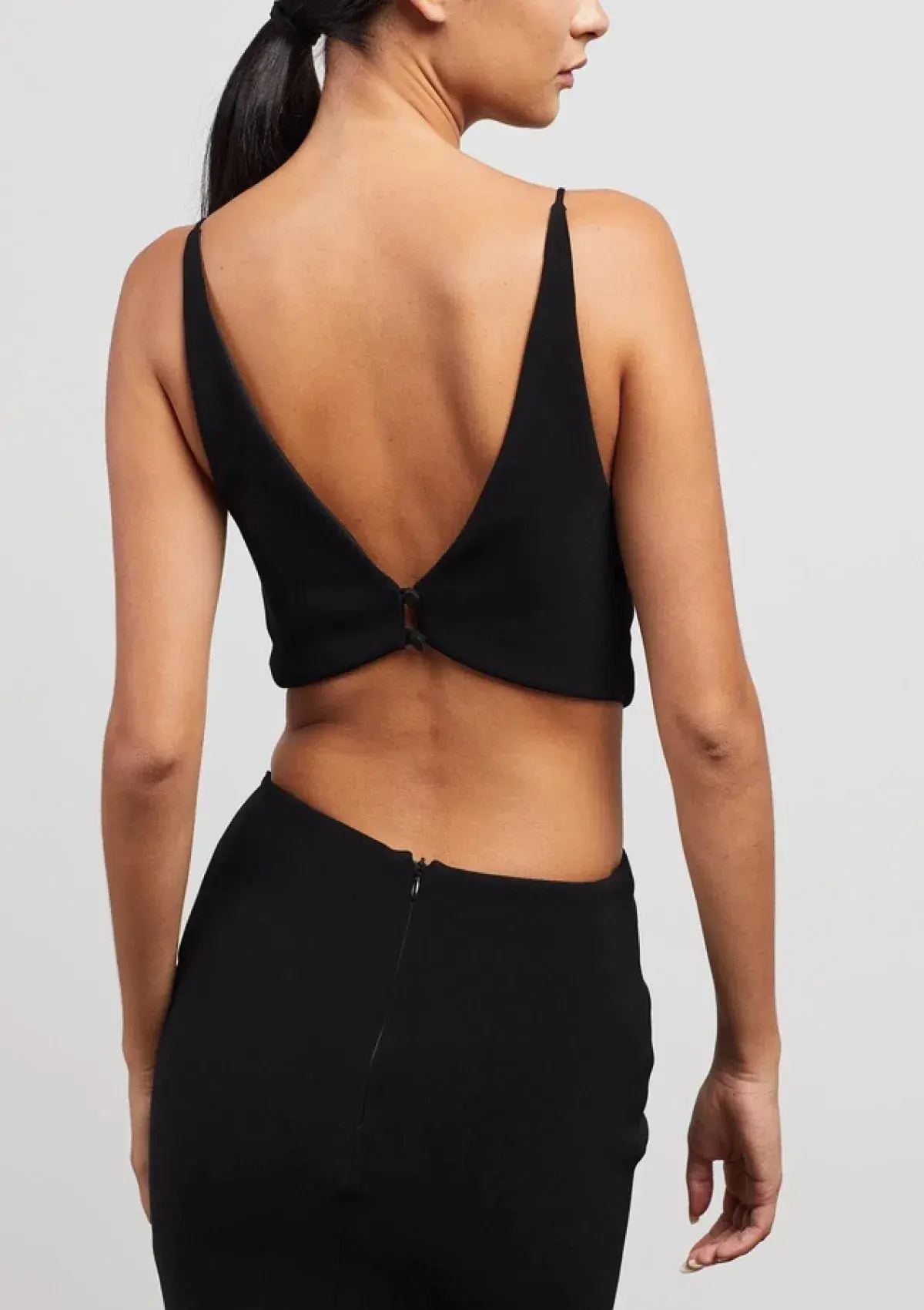 Bec & Bridge Scout Cut Out Midi Dress Black Size AU 6 - Image 4