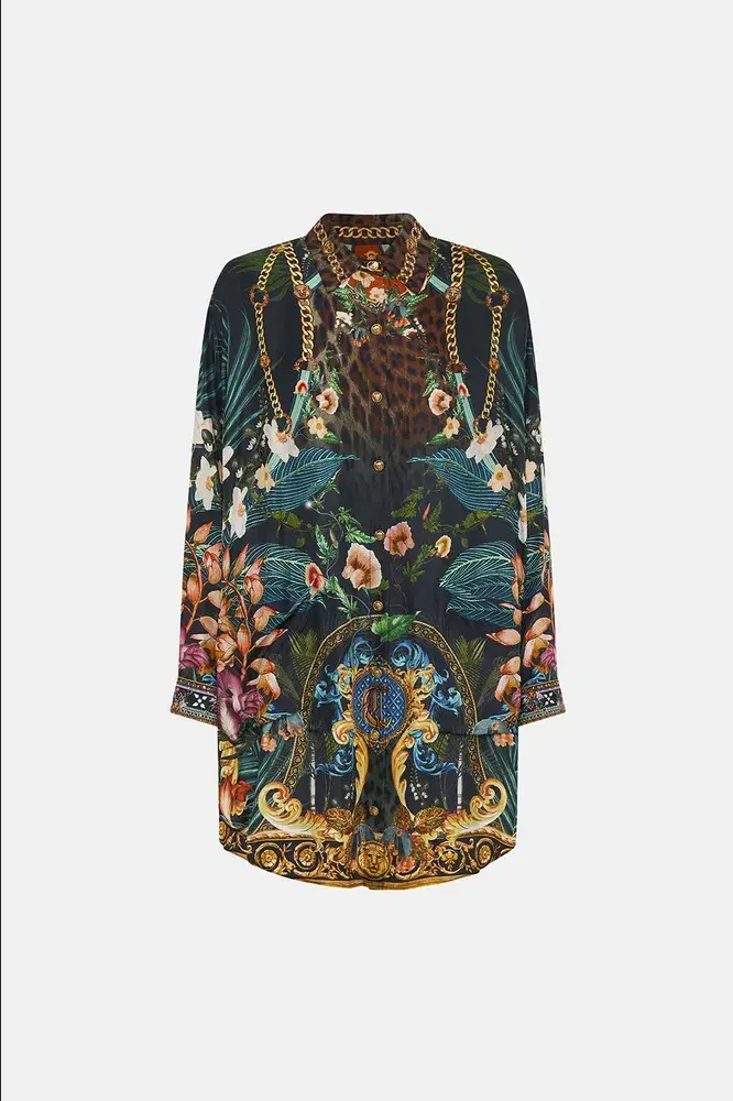 Camilla Shirt Tunic With Pockets Print Size S/AU 10 for rent on The Volte - main image