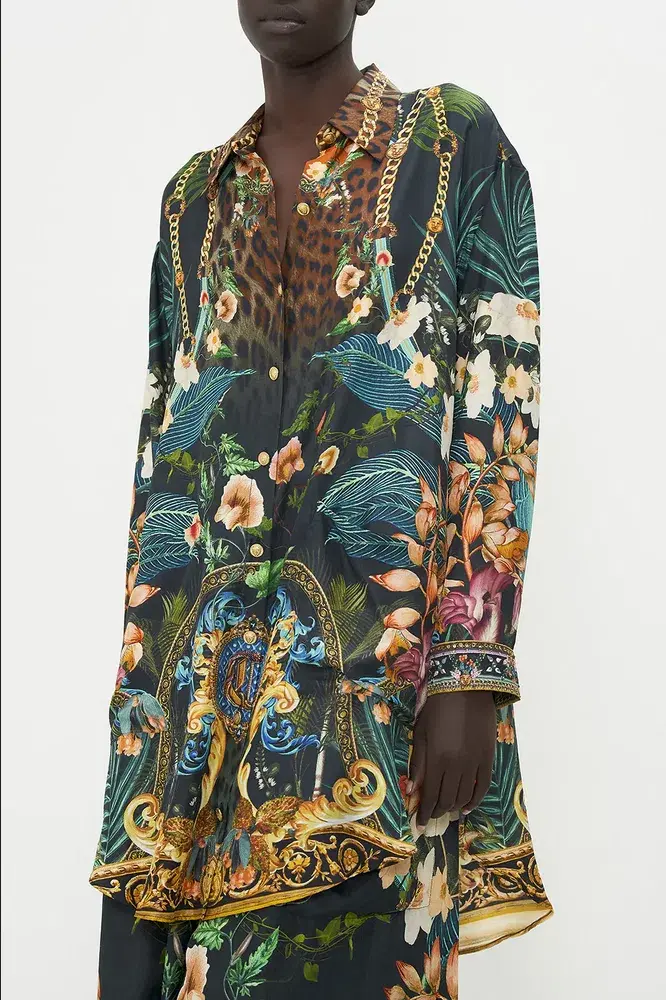 Camilla Shirt Tunic With Pockets Print Size S/AU 10 for rent on The Volte - main image