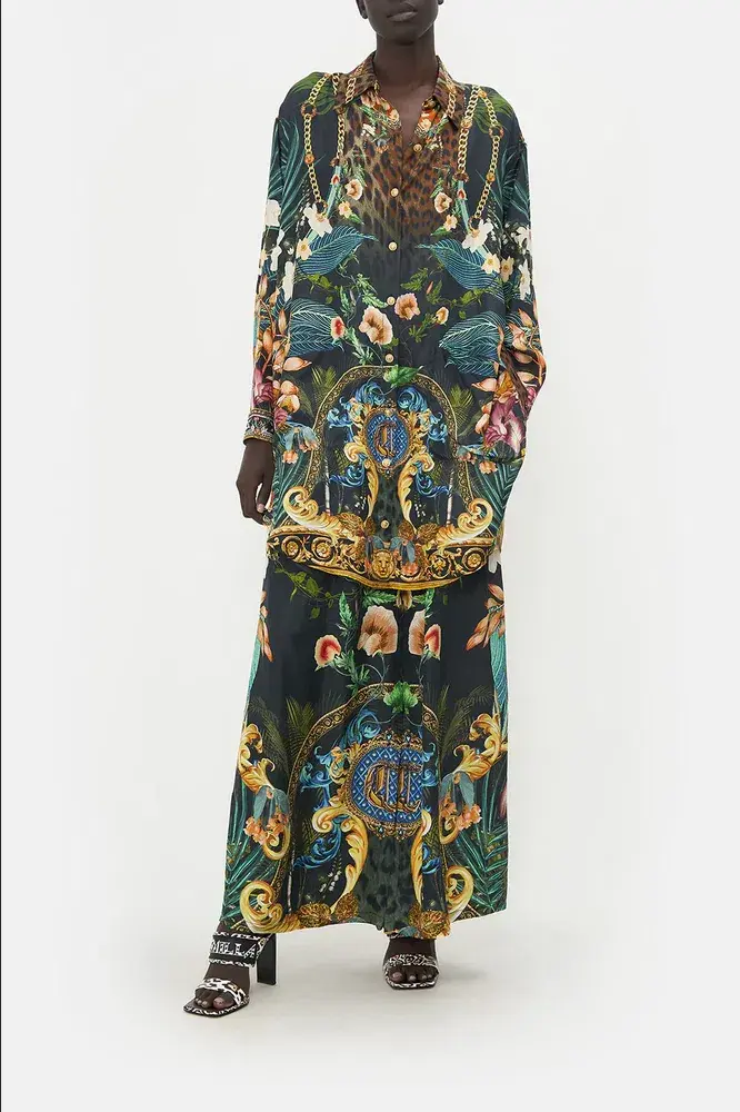 Camilla Shirt Tunic With Pockets Print Size S/AU 10 for rent on The Volte - main image