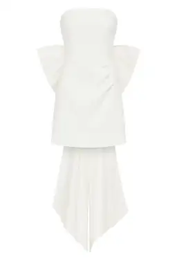 Rebecca Vallance Daphne Mini Dress Ivory Size 10 for rent on The Volte - image 6