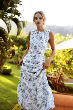 Sir the label Clementine Cut Out Dress Floral Size 8 for rent on The Volte - image 3