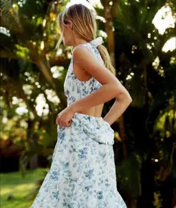 Sir the label Clementine Cut Out Dress Floral Size 8 for rent on The Volte - image 4