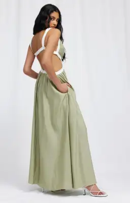 Significant Other Marino Dress Green Size AU 8 for rent on The Volte - image 2