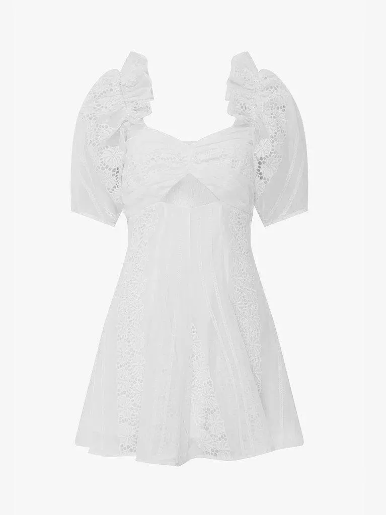 Alice McCall Sunday Rose Dress White Size AU 10 for rent on The Volte - main image