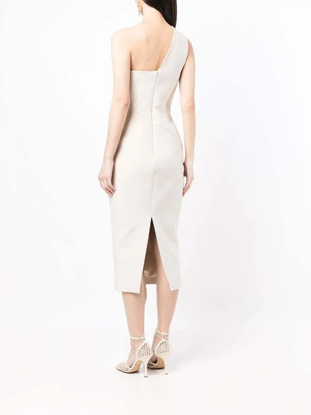 Rachel Gilbert Miche Midi Dress Stone Cream Size 3 /AU 12 for rent on The Volte - main image