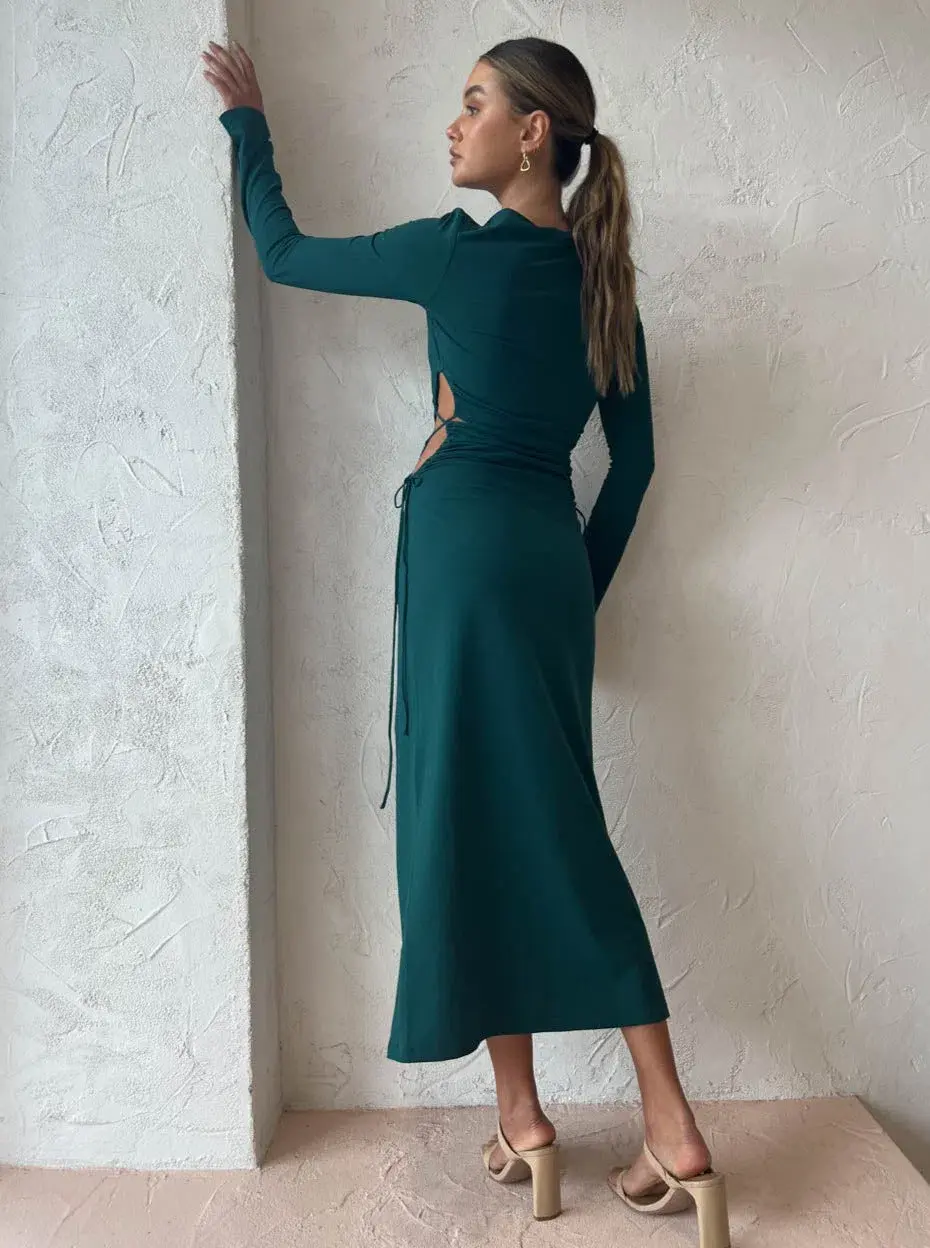Camilla and Marc Alexandre Dress Green Size AU 14 for rent on The Volte - main image