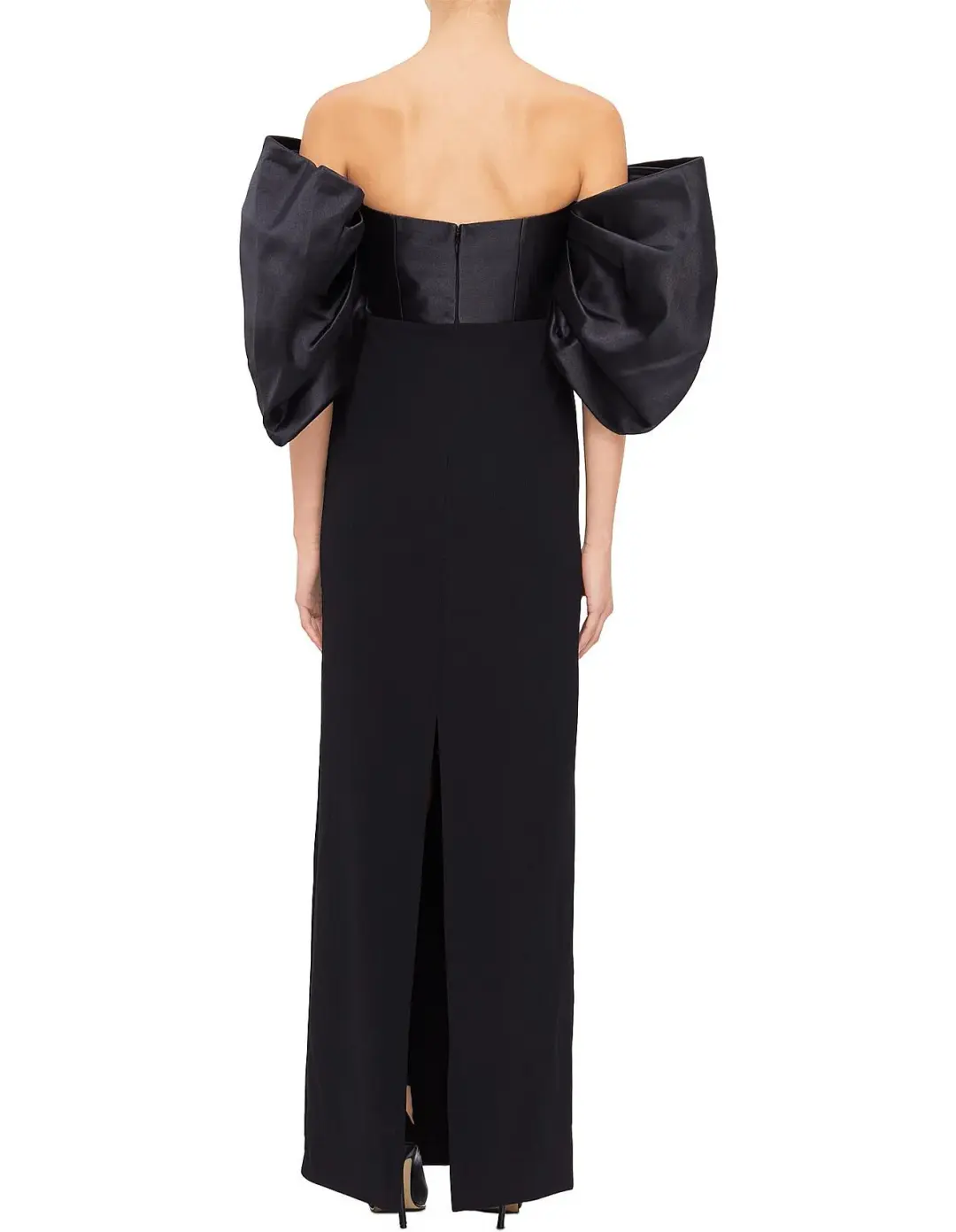 Solace London Arla Maxi Dress Black Size 10 for rent on The Volte - main image