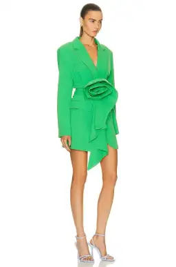 Rachel Gilbert Santiago Jacket Dress Green Size AU 6 for rent on The Volte - image 1