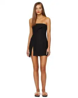 Bec & Bridge Martine Mini Dress Black Size AU 6