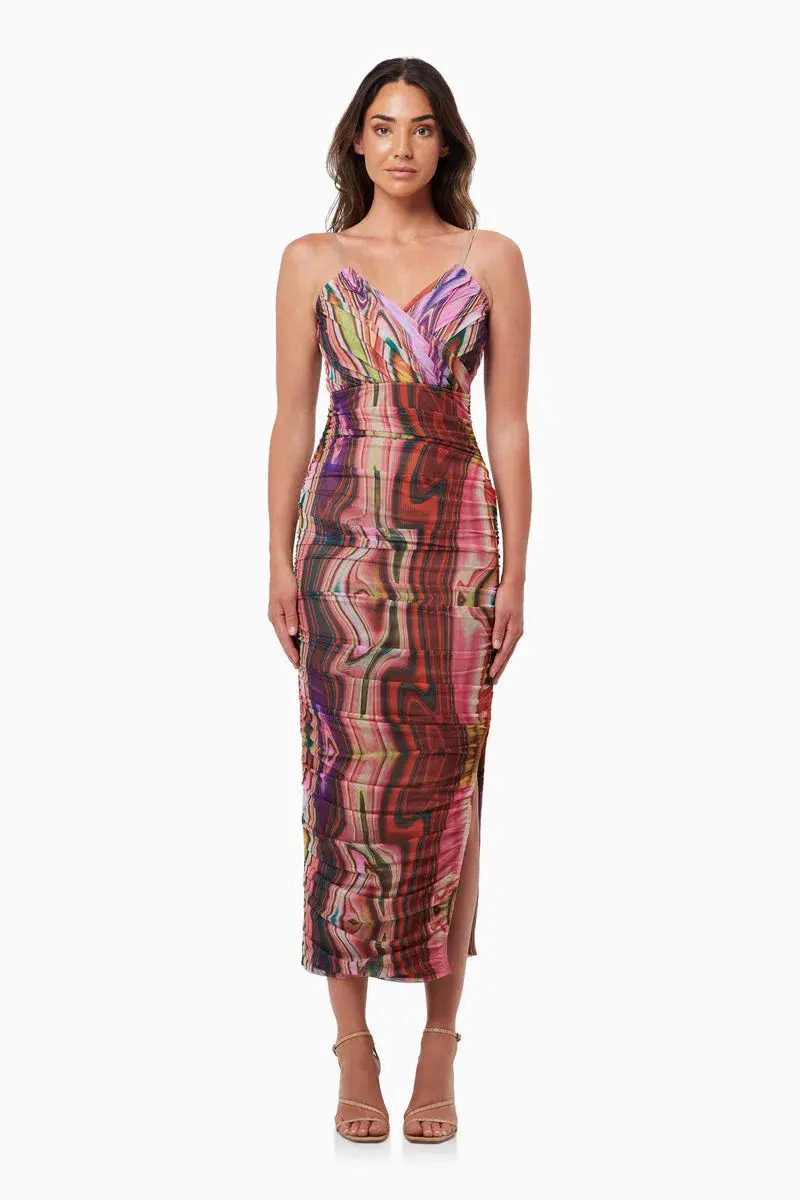 Elliatt Lula Dress Print Size M/AU 10 for rent on The Volte - main image