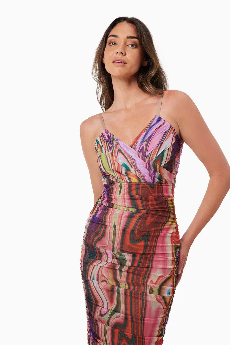 Elliatt Lula Dress Print Size M/AU 10 for rent on The Volte - main image