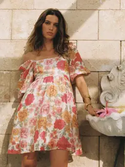 Kivari Camela Mini Dress Floral Size AU 16 for rent on The Volte - image 3