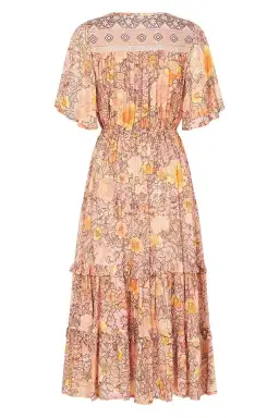 Spell & The Gypsy Amethyst Garden Party Dress Peach Size XS / AU 6 for rent on The Volte - image 6