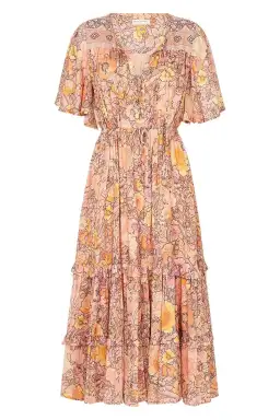 Spell & The Gypsy Amethyst Garden Party Dress Peach Size XS / AU 6 for rent on The Volte - image 5