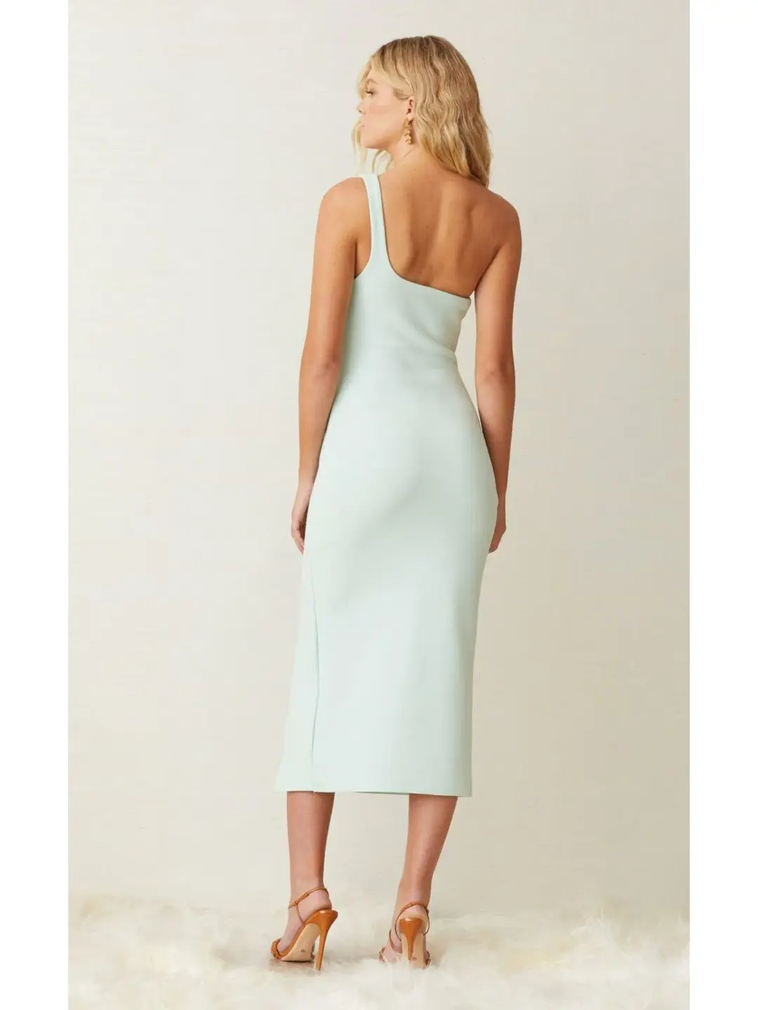 Bec & Bridge Ariel Halter Midi Dress Cool Mint Size 2 / AU 6 for rent on The Volte - main image