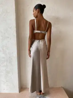 BEC & BRIDGE STONE MULTI FELIX V NECK MAXI DRESS - SIZE 6 AU/2 US(RRP $300 for rent on The Volte - image 6