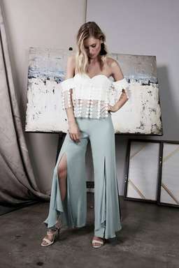 Elliatt Winslow top and Elliatt Sway Pants size 8 for rent on The Volte - image 1