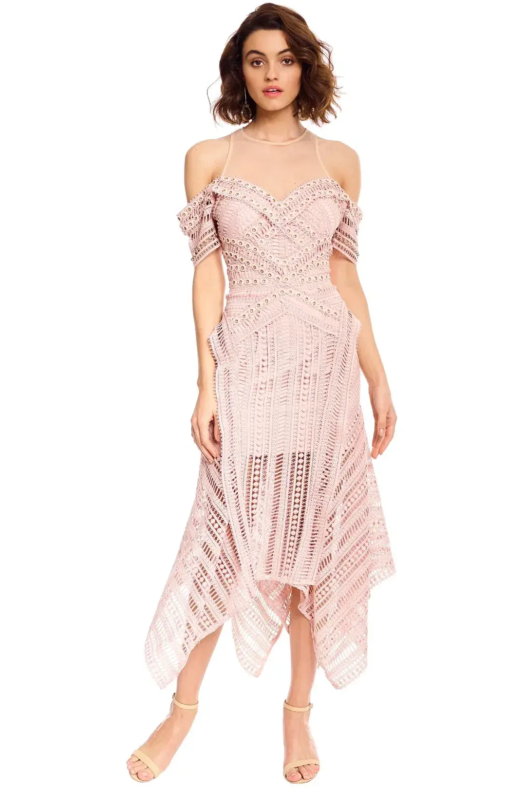 Thurley Sand Dune Dress in Nude Pink Size 10 for rent on The Volte - main image