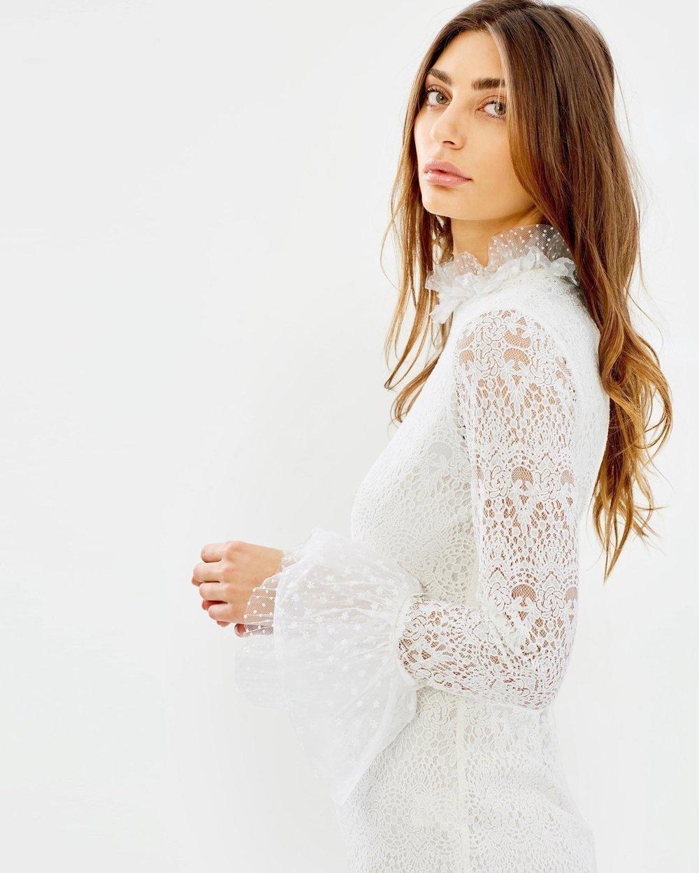 Asilio White Lost in Light dress size 8 for rent on The Volte - main image