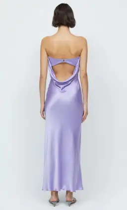 Bec & Bridge Moon Dance Strapless Midi Dress Lilac Size 8 / S for rent on The Volte - image 5