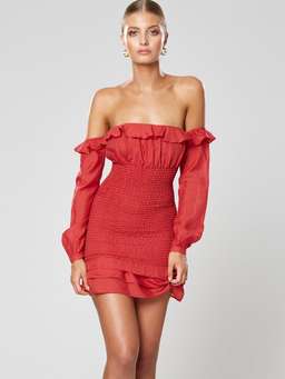 WINONA - HALO DRESS RED SZ 6