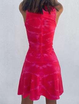 I. AM. GIA Lassona Mini Dress Pink Size 4